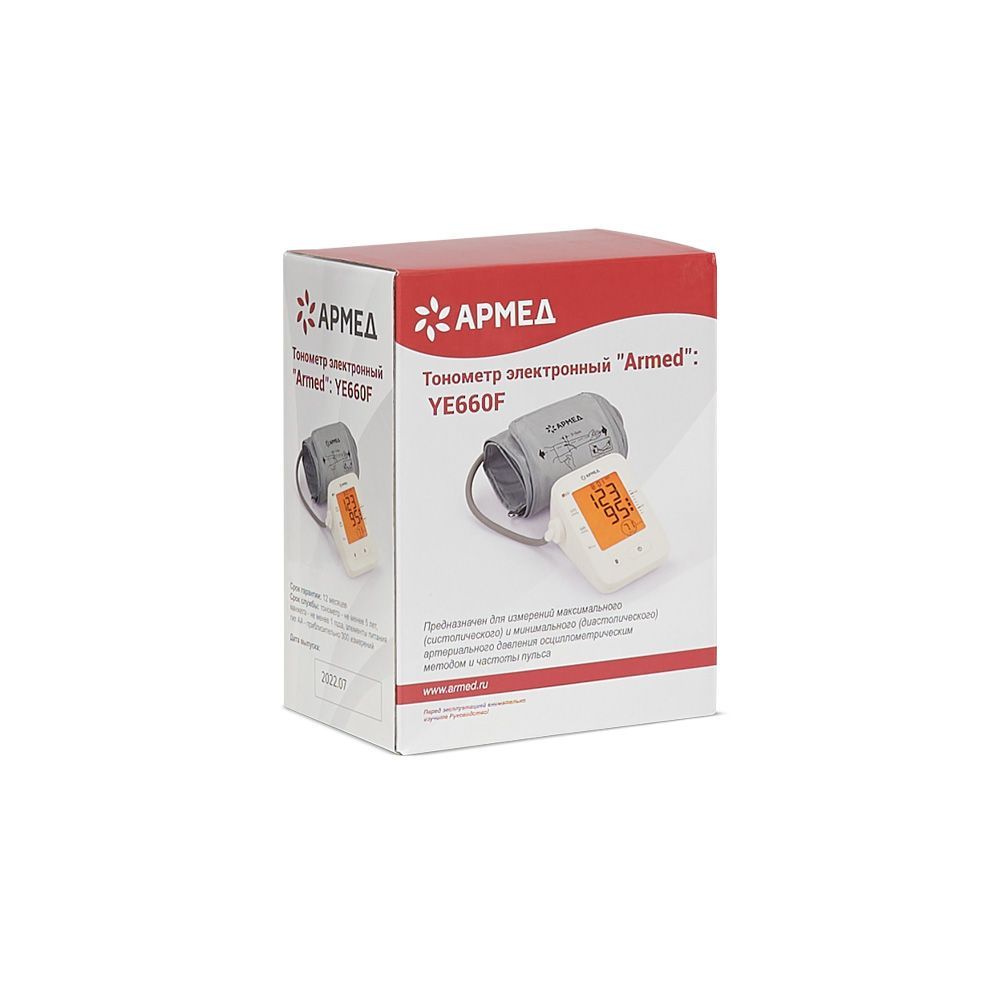 Тонометр Армед YE660F <span>Память на 90 измерений</span>